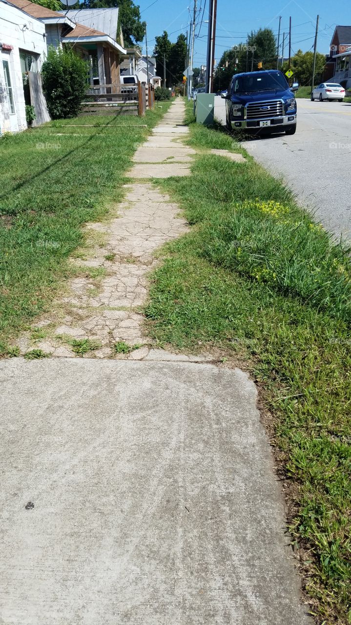 Broken Sidewalk