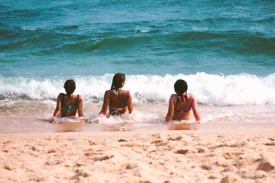 Friends on the beach