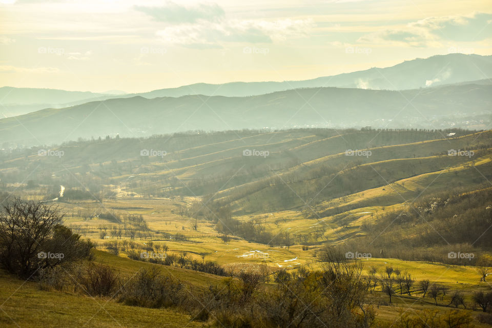 Hills in roumania