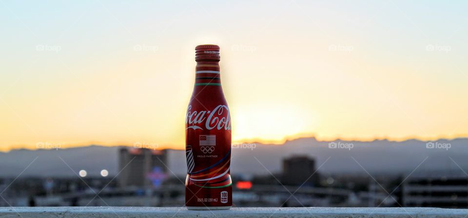 Coca-Cola, Las Vegas sunset