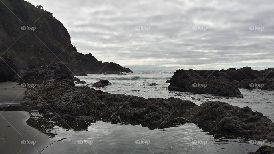 Water, No Person, Seashore, Sunset, Sea