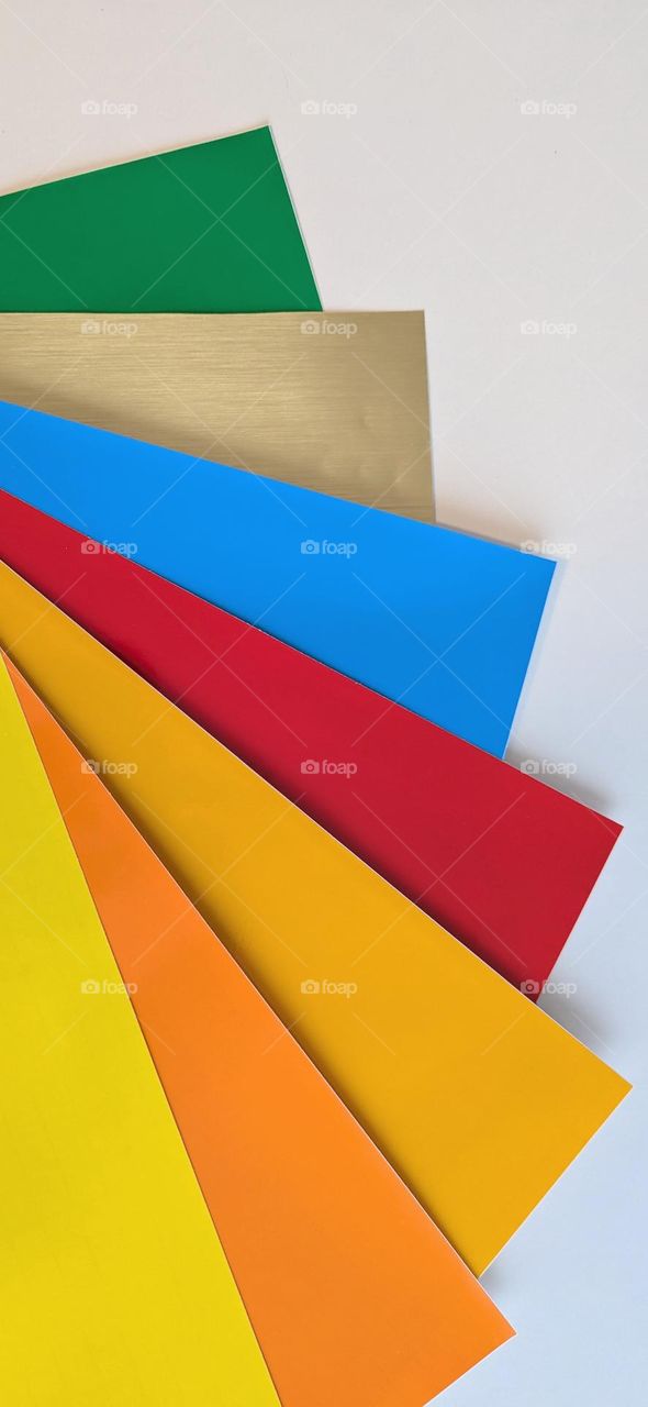 layered colors of vinyl