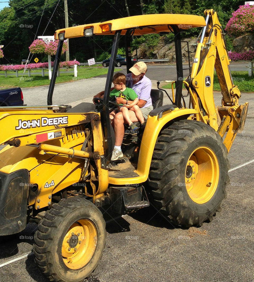 First Tractor Lesson