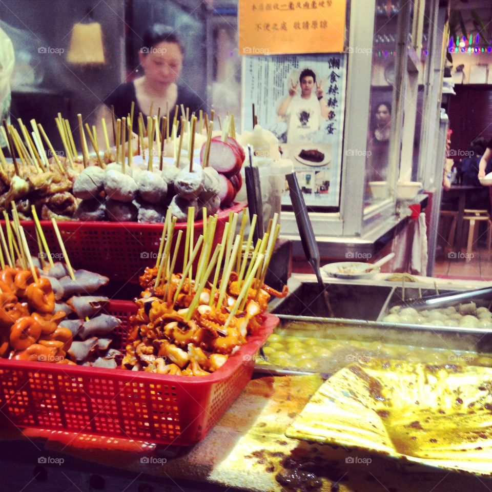 Hong Kong Street Food. Authentic street food in Causeway Bay Area