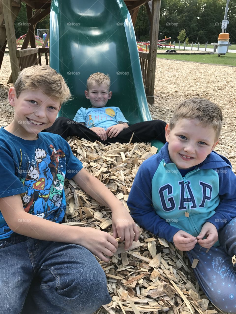 Enjoying the playground 