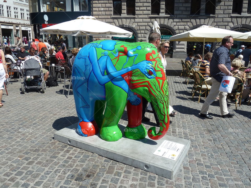 elephant in Copehagen
