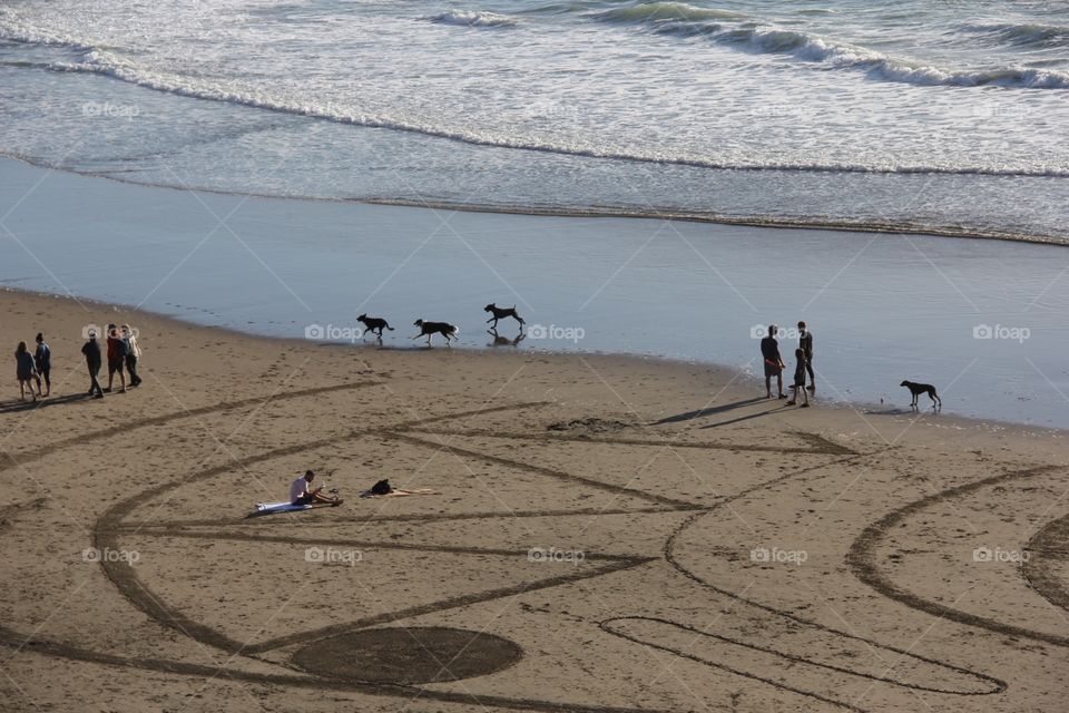 At the beach 