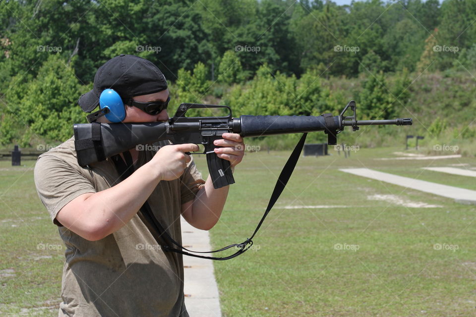 Outdoor shooting range