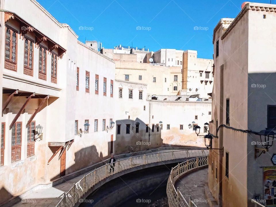 Old medina in fes city of morocco