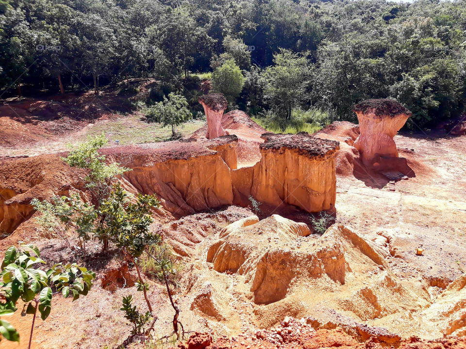 Grand Canyon of Thailand was known as Phae Mueang Phi ,Phrae in Thailand