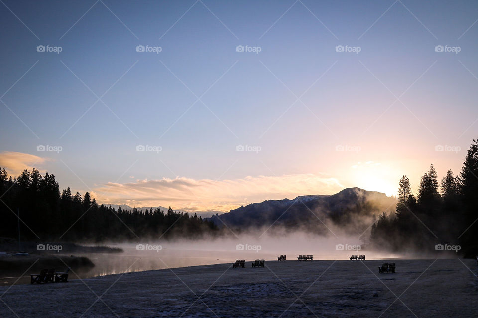 Sunrise at Hume Lake