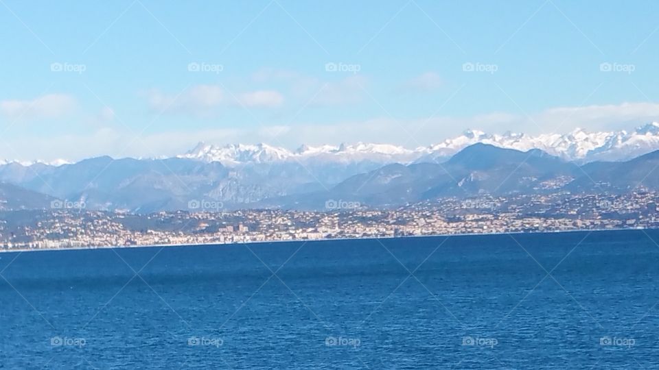 Water, Sea, Landscape, Mountain, Seashore