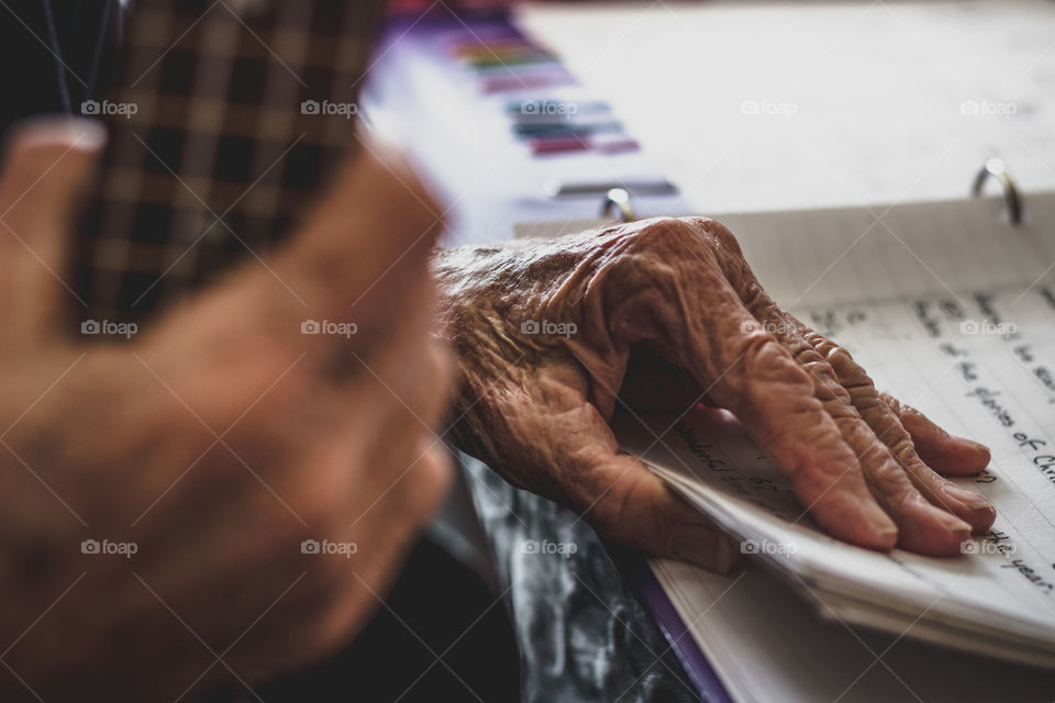 Woman Holding Ukulele