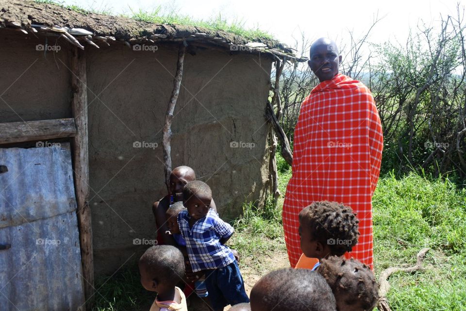 Massai are awesome . A visit to the Massai village in Africa.