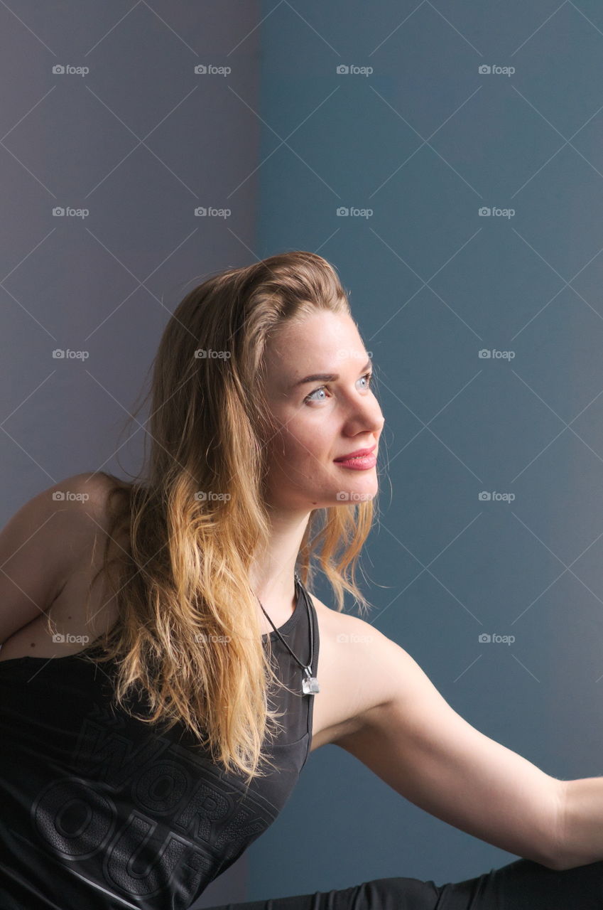 portrait of a Girl athlete