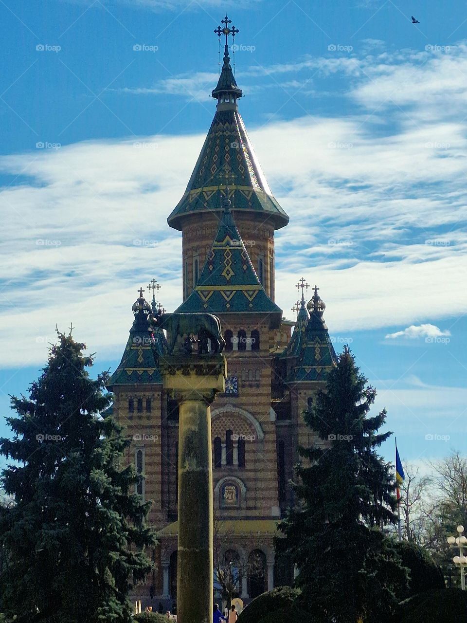 the metropolitan cathedral from Timisoara