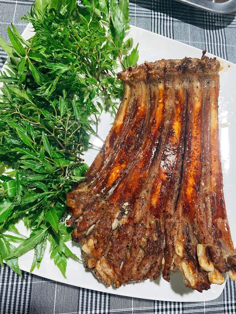 Sườn Dê Nướng.