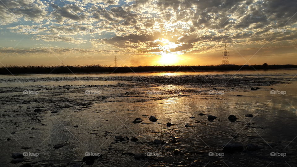Euphrates river at sunset 10