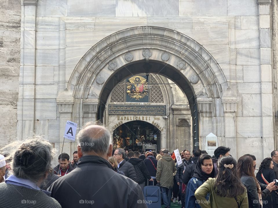 The grandbazaar of istanbul. 