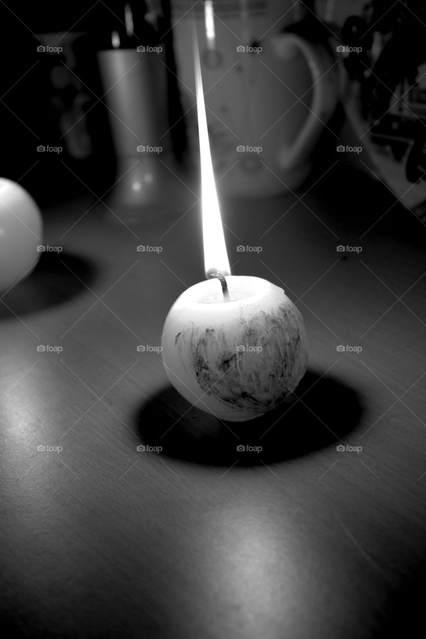 light and shadows. experimenting with pics of candles