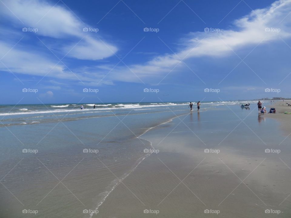 Beach reflection