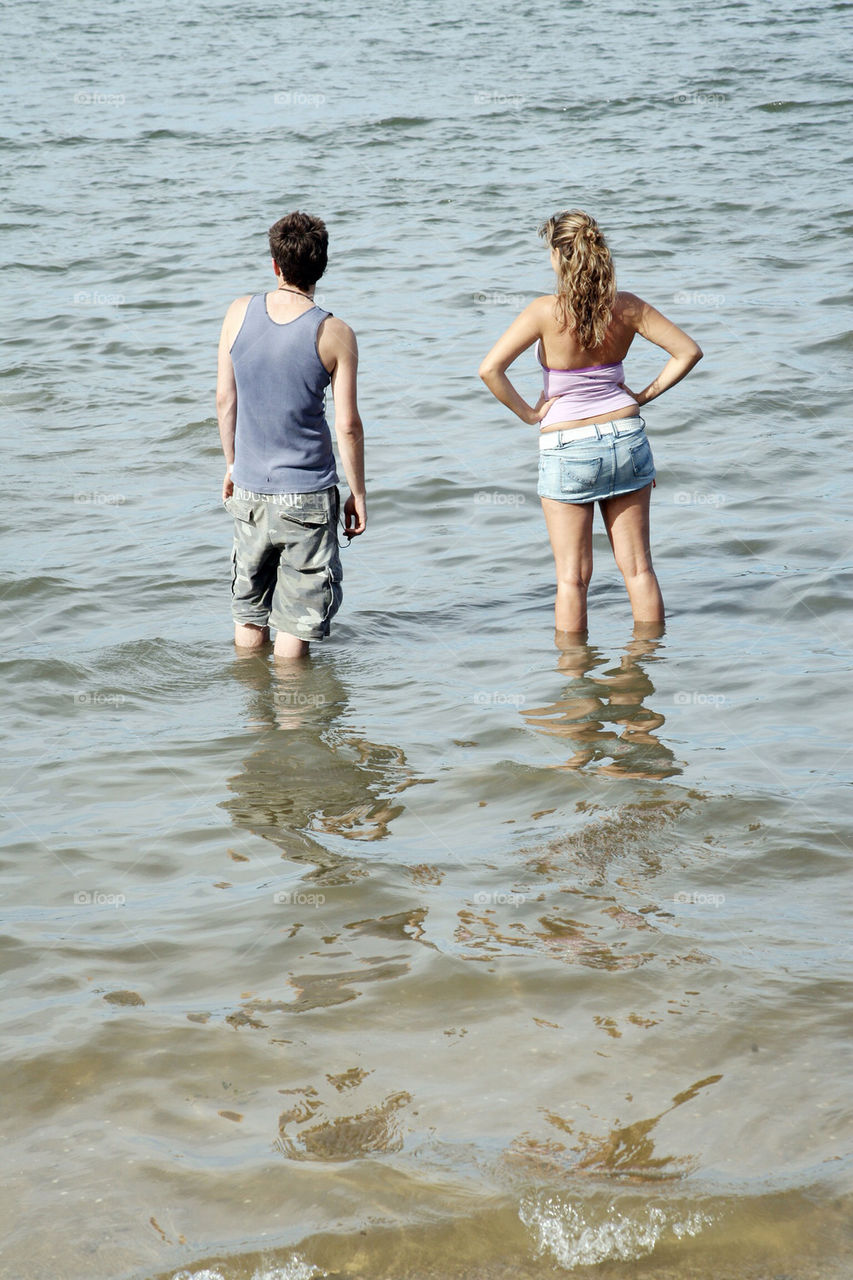 water relax river reflection by king
