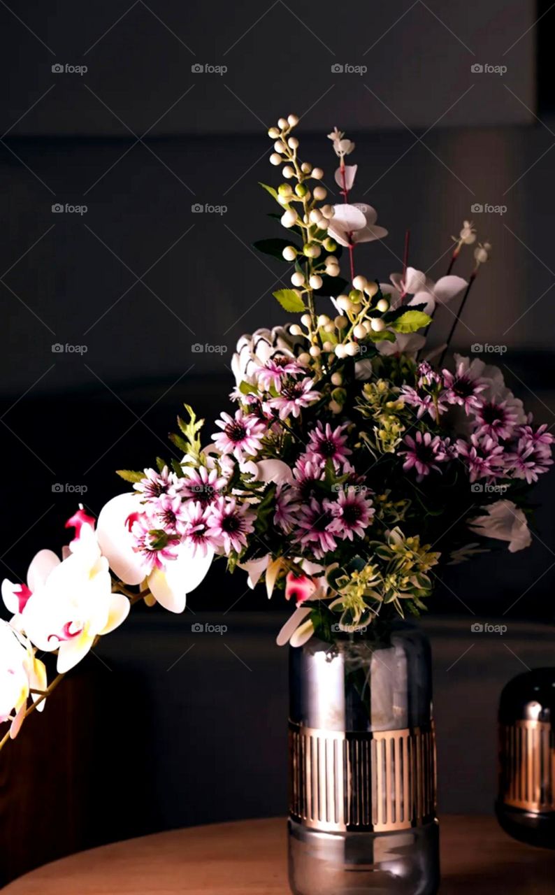 So beautiful flowers and pot different types of small and big flower different colours looks so pretty
