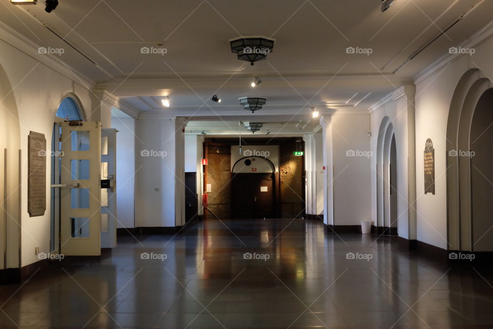 Room, Indoors, Hallway, Architecture, Door