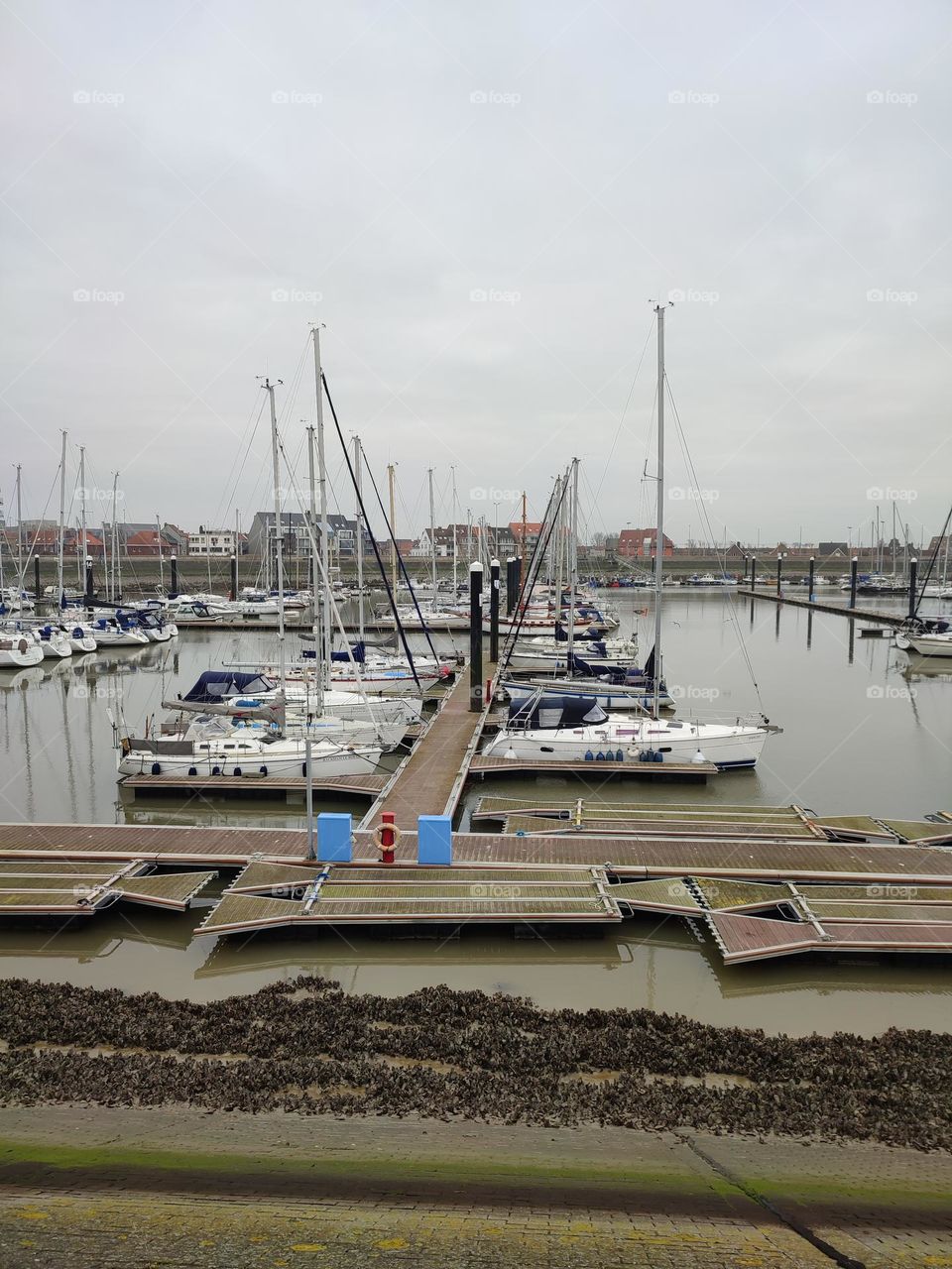 The North Sea , port of blankenberg