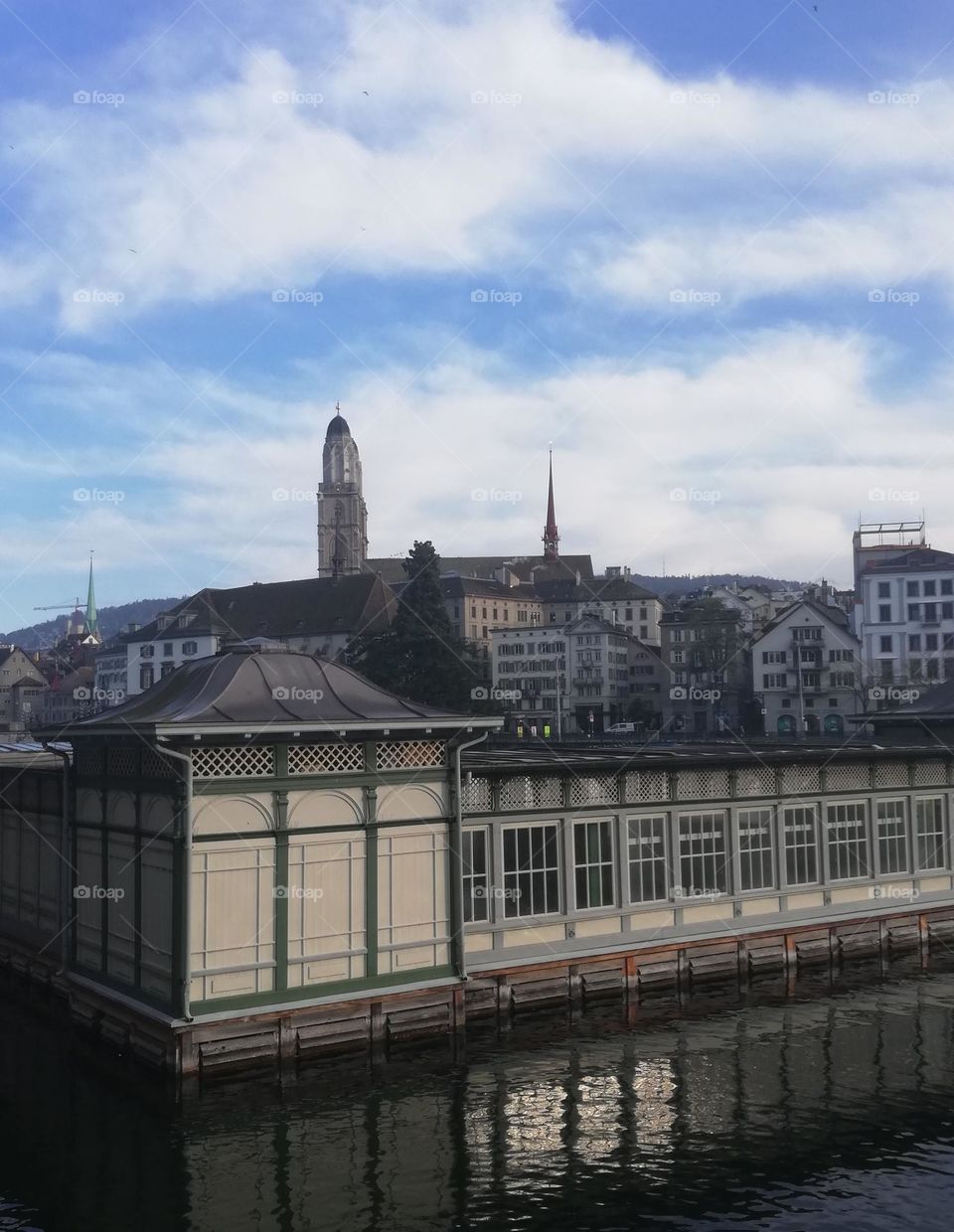 Walking around the city of Strasbourg, France, admiring the wonderful buildings, relaxing on our vacation.