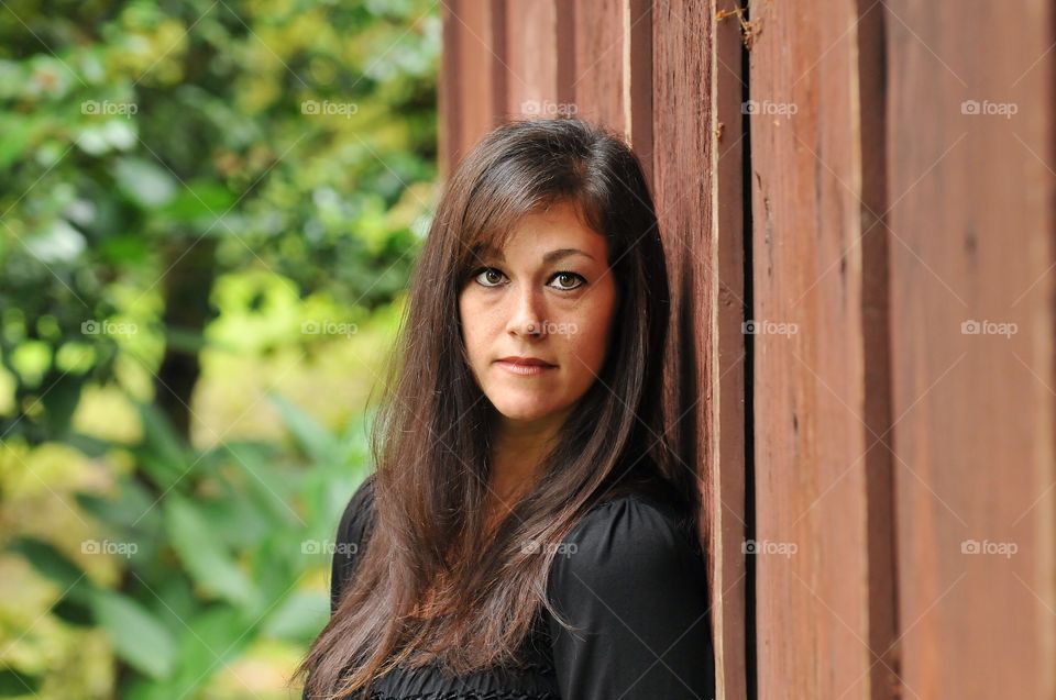 Portrait of a beautiful woman