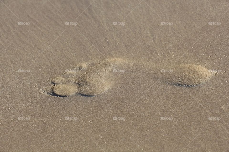 Footprint sand 