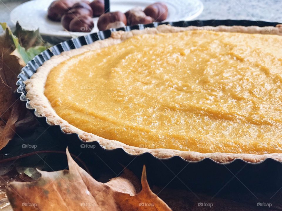 Pumpkin tart