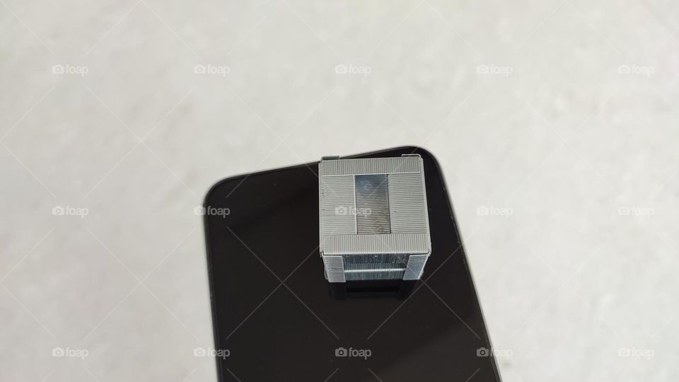 Stapler pin cube