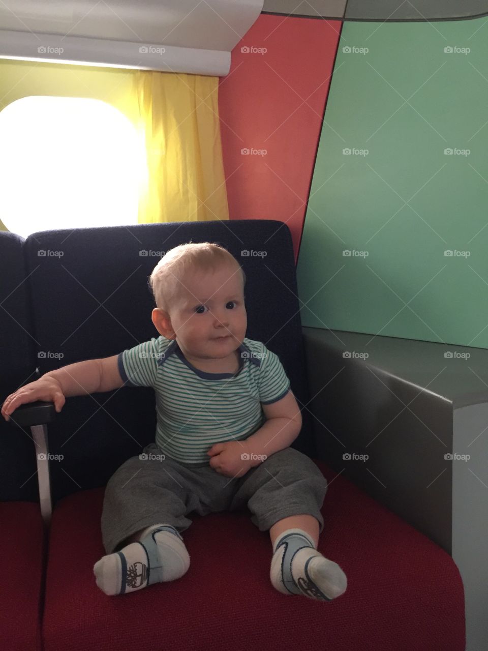 Floris in the Rietveld airplane 