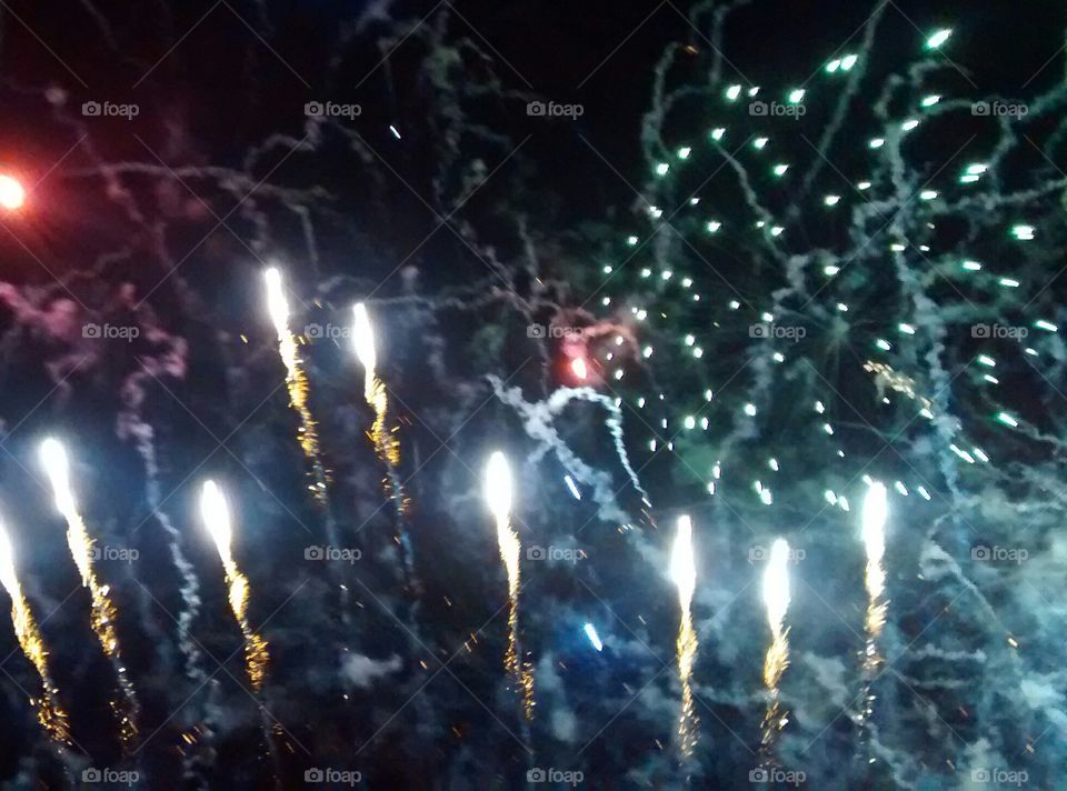Fireworks Up Close