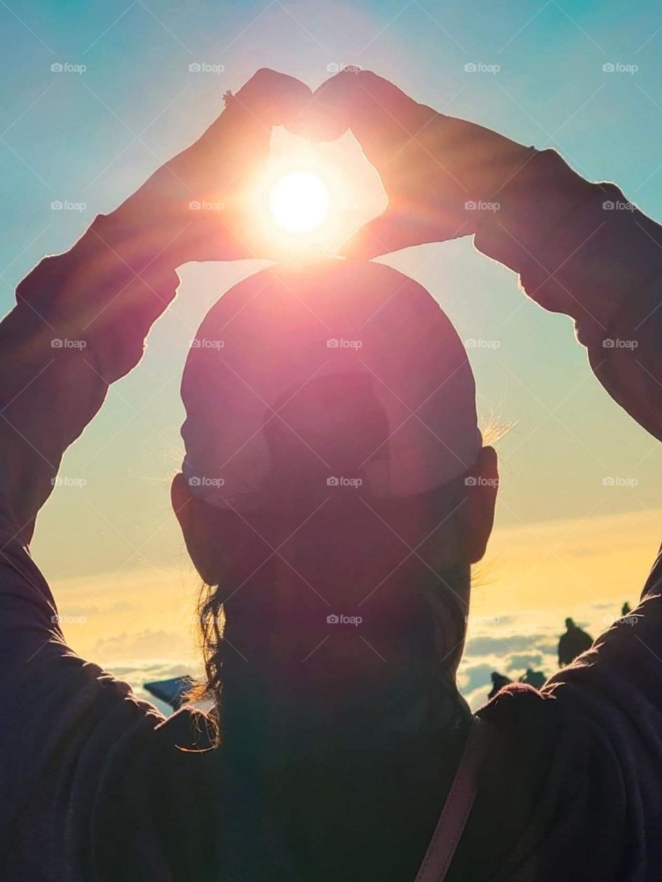 Abstract picture of sunset 