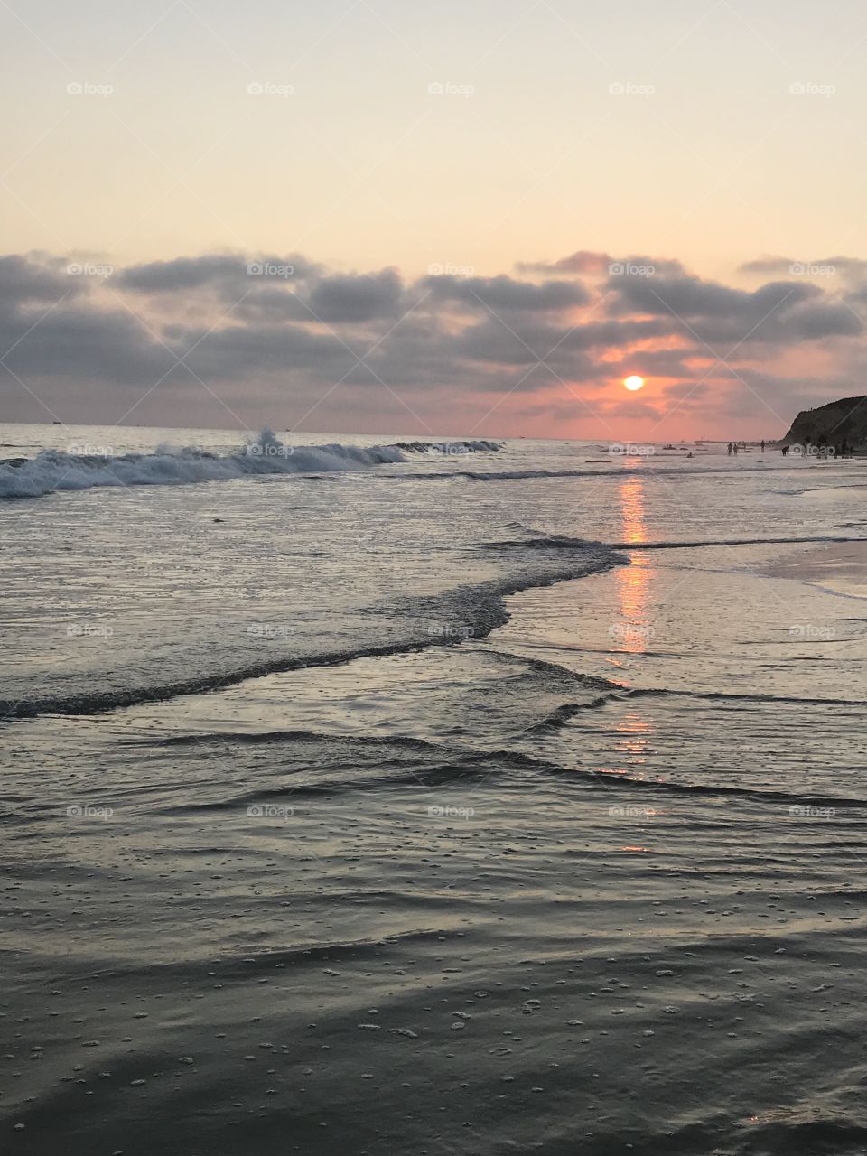 Sunset on the water