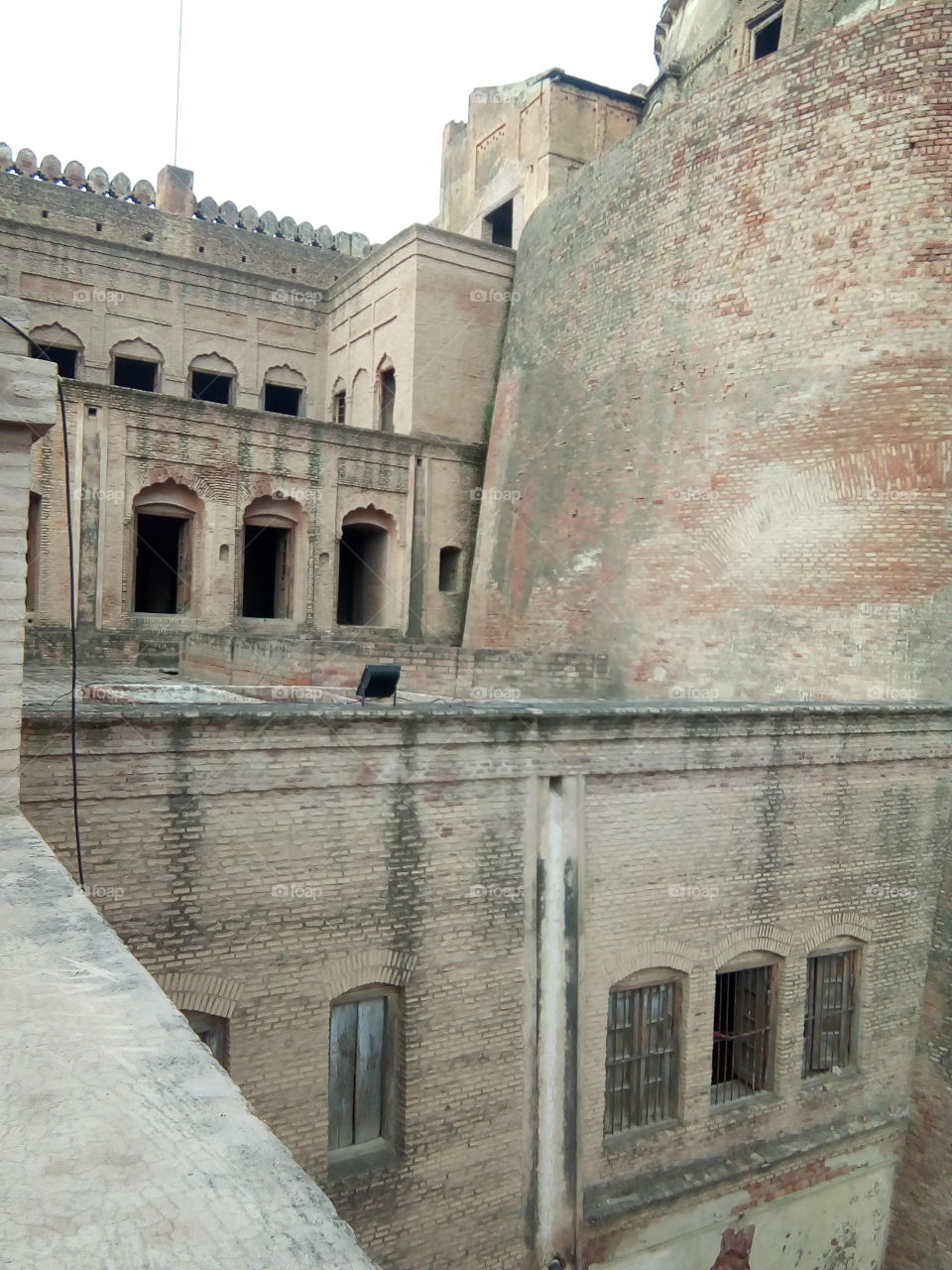 an ancient fort of Bathinda city- a monument protected by Govt Of India- inner part.