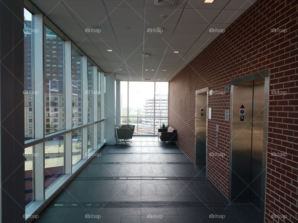 The corridor east tower, moving on up.