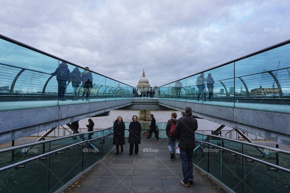 The Millennium Bridge ... London