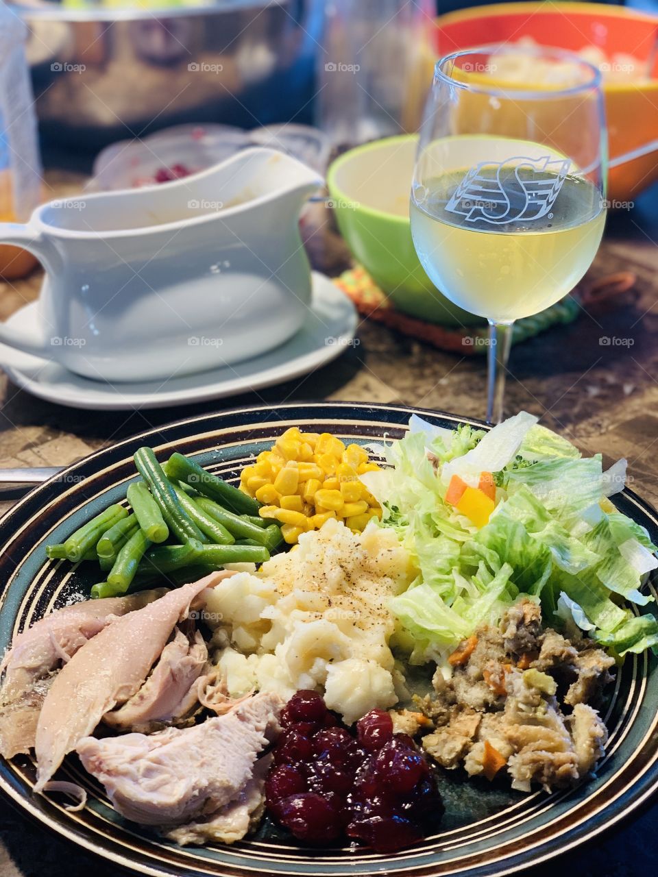 Thanksgiving meal 
