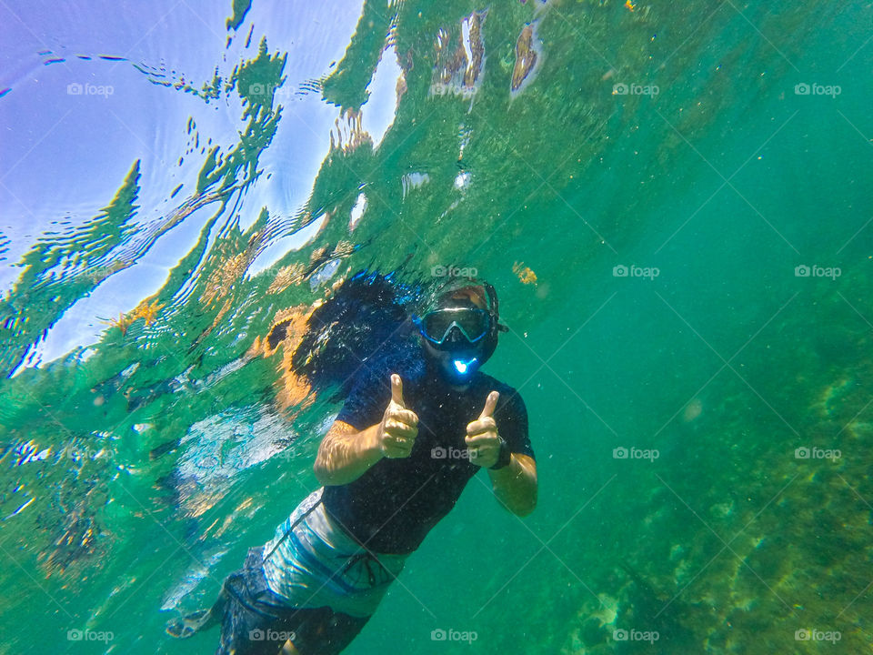 Snorkeling at the Tobago Cays