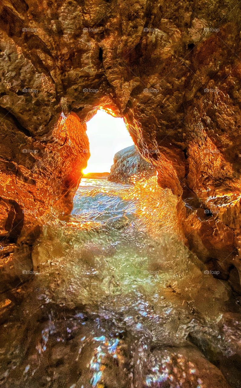 Waves in a cave! The amazing island of Cyprus is full of beautiful places! Discover it yourself! Visit Cyprus and enjoy the magic 