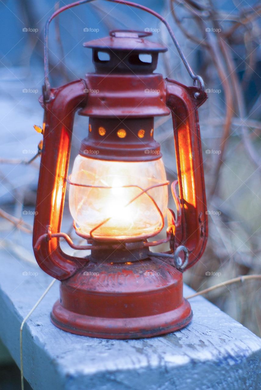 kerosene lamp