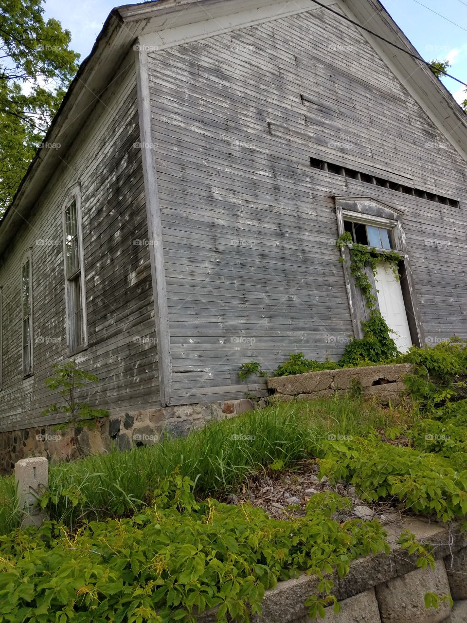 deserted building