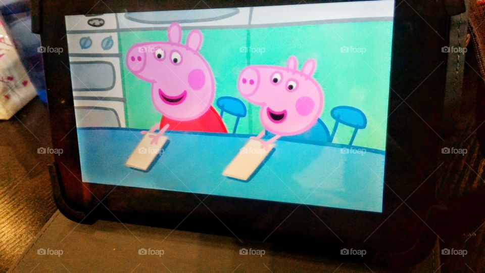 Peppa and George