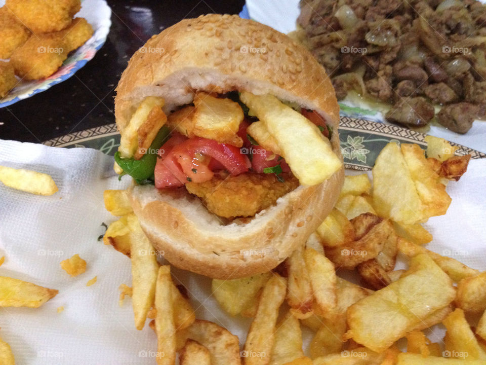 food tomato burger big by a.bilbaisi