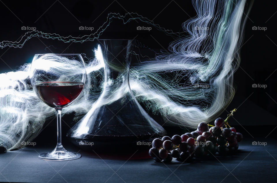 Lightpainting Still life