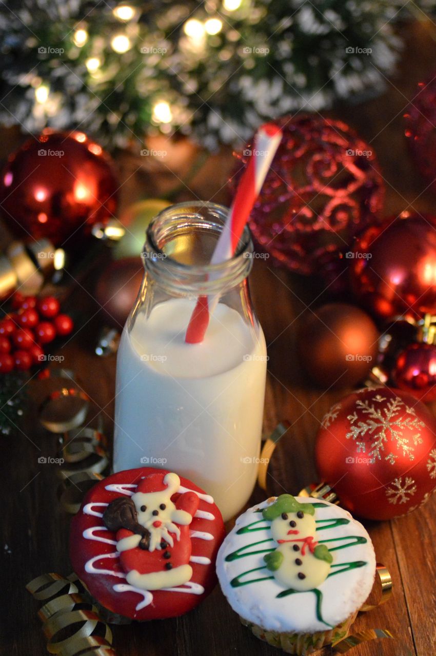 Preparing snacks for Santa